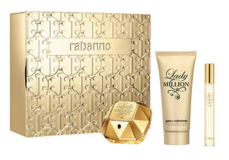 Screenshot 2025-06-10 at 14.07.09 Rabanne Lady Million Eau de Parfum spray 50ml Gift Set - Image 1