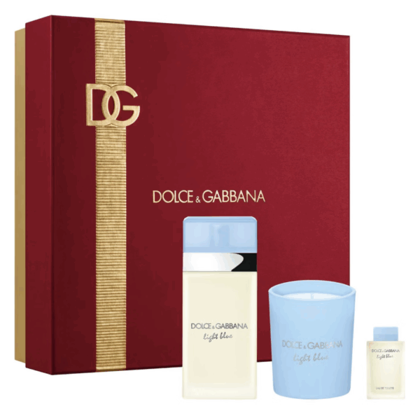 Dolce & Gabbana Light Blue Eau De Toilette Spray 50ml gift set