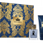 Dolce & Gabbana K 50ml Eau De Toilette Spray & 75ml After Shave Balm Gift Set