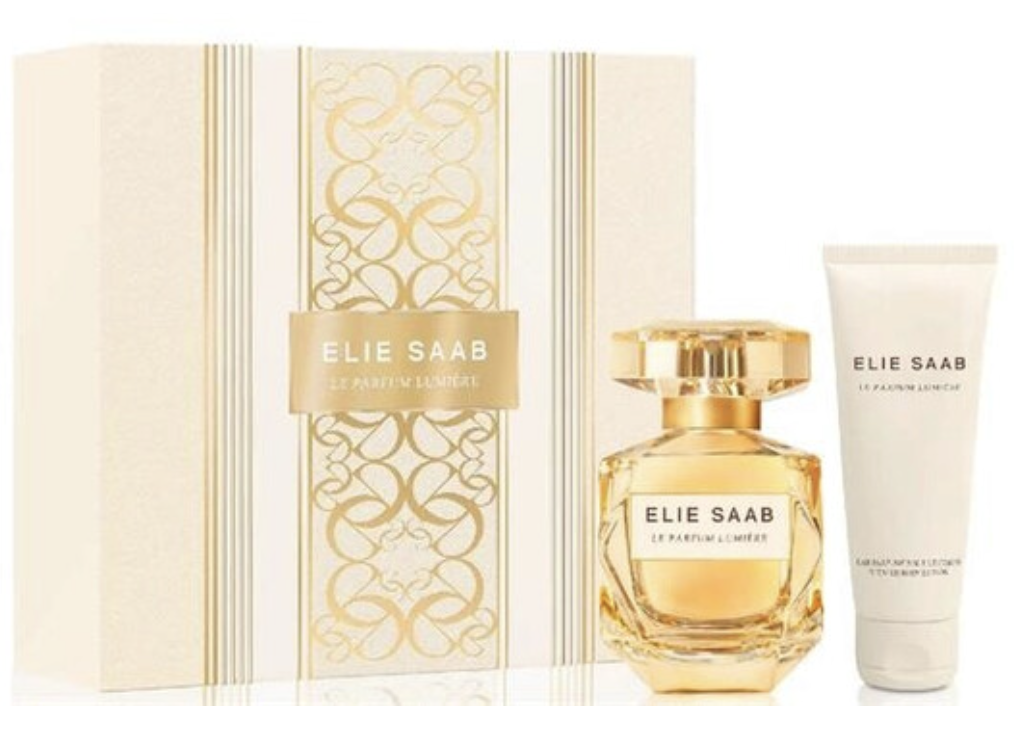 Screenshot 2025-10-29 at 14.33.21 Elie Saab Le Parfum Lumiere 50ml Eau De Parfum Spray & 75ml Body Lotion Gift Set - Image 1