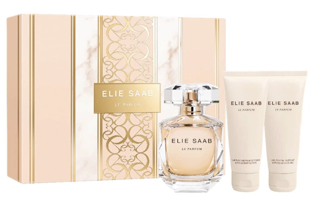 Screenshot 2025-10-29 at 14.58.17 ELIE SAAB Le Parfum 90ml Eau De Parfum Spray & 75ml Body Lotion & 75ml Shower Gel Gift Set - Image 1