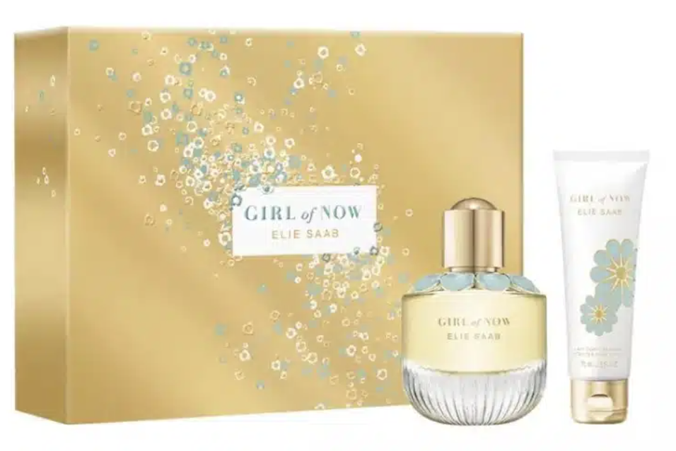 Screenshot 2025-10-29 at 15.10.02 Elie Saab Girl Of Now 50ML Eau De Parfum Spray & 75ml Body Lotion Gift Set - Image 1
